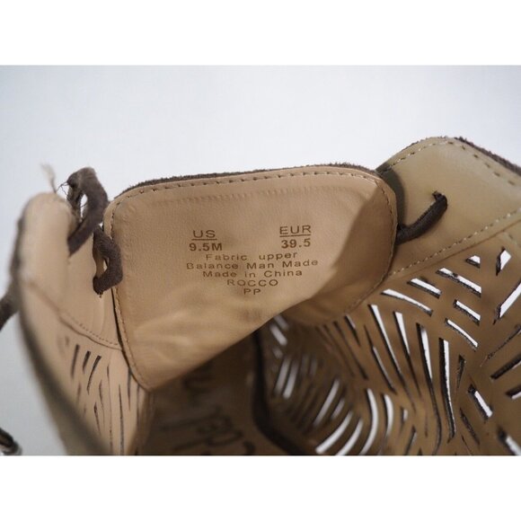 Sam Edelman Rocco Brown Suede Cutout Lace Up Block Heels, Size 9.5 (US) - Picture 13 of 14
